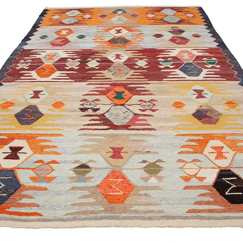 Yeni Kök Boya El Dokuma Kilim - 179 cm x 292 cm - K0094552
