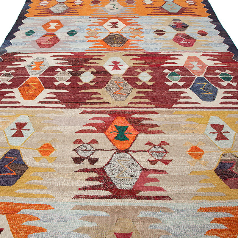 Yeni Kök Boya El Dokuma Kilim - 179 cm x 292 cm - K0094552