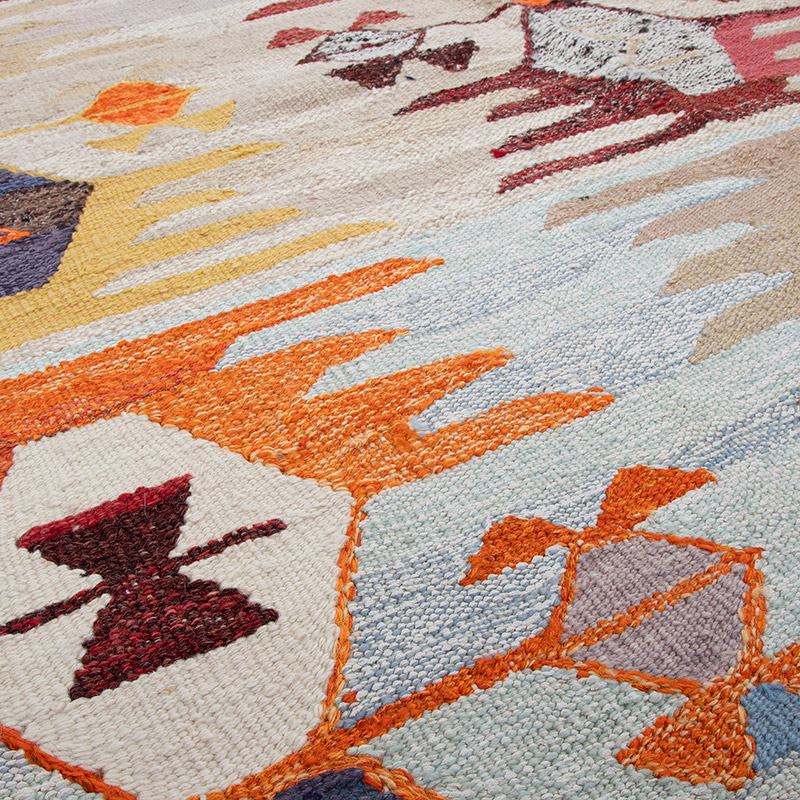 Yeni Kök Boya El Dokuma Kilim - 179 cm x 292 cm - K0094552