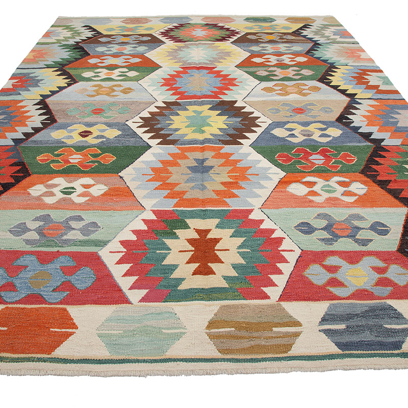 Yeni Kök Boya El Dokuma Kilim - K0094553