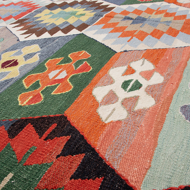 Yeni Kök Boya El Dokuma Kilim - K0094553