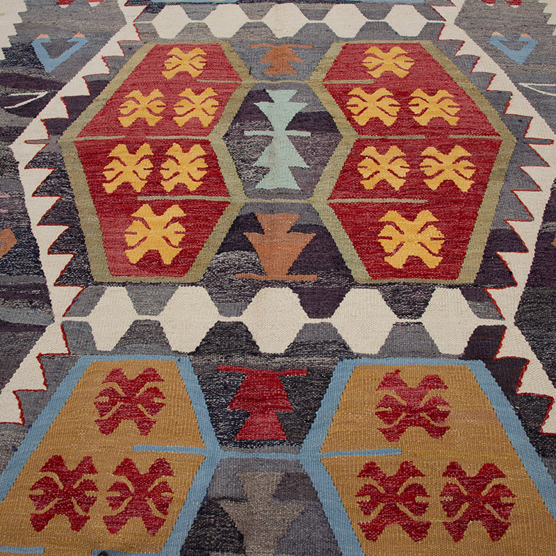 Yeni Kök Boya El Dokuma Kilim - K0094555