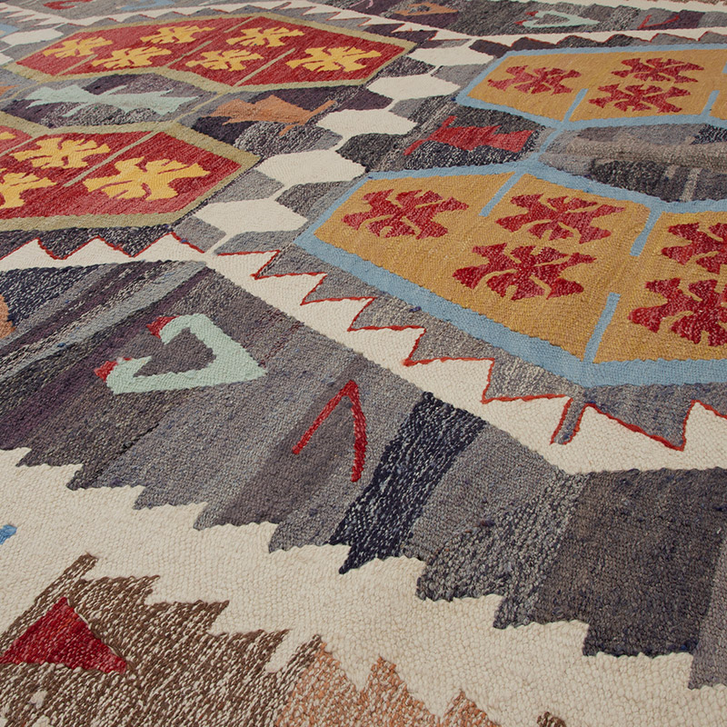 Yeni Kök Boya El Dokuma Kilim - K0094555