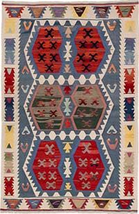 Yeni Kök Boya El Dokuma Kilim