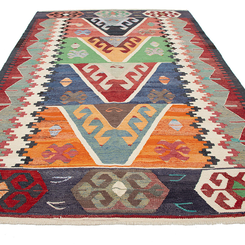 Yeni Kök Boya El Dokuma Kilim - K0094557