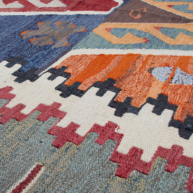 Yeni Kök Boya El Dokuma Kilim - K0094557