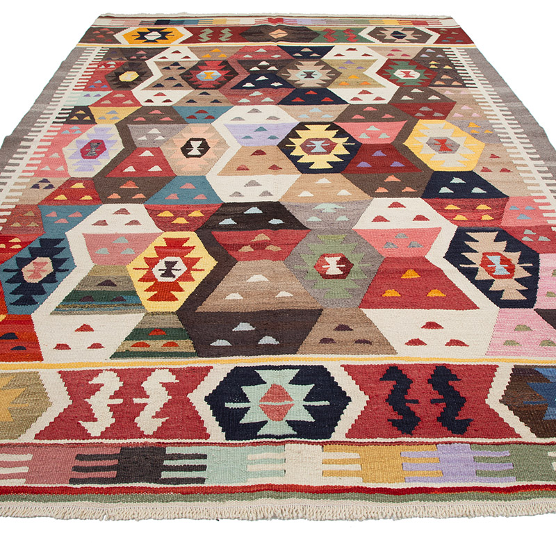 Yeni Kök Boya El Dokuma Kilim - K0094558