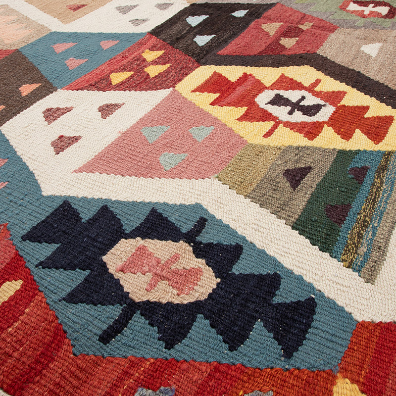 Yeni Kök Boya El Dokuma Kilim - K0094558