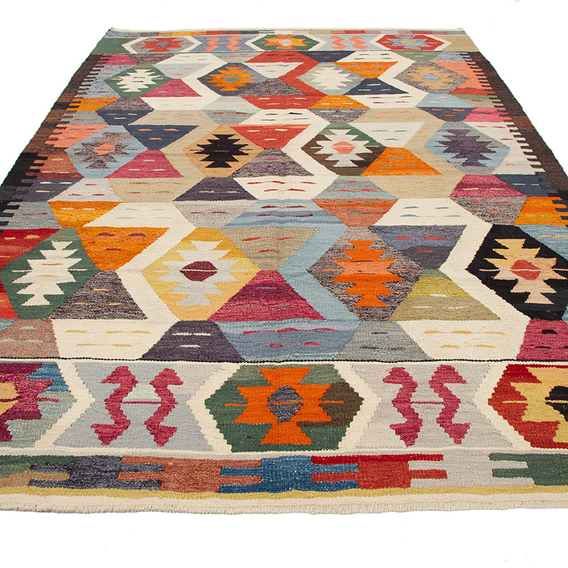 Yeni Kök Boya El Dokuma Kilim - K0094559