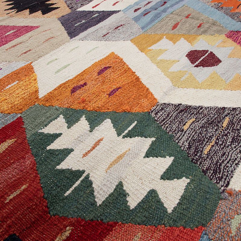 Yeni Kök Boya El Dokuma Kilim - K0094559