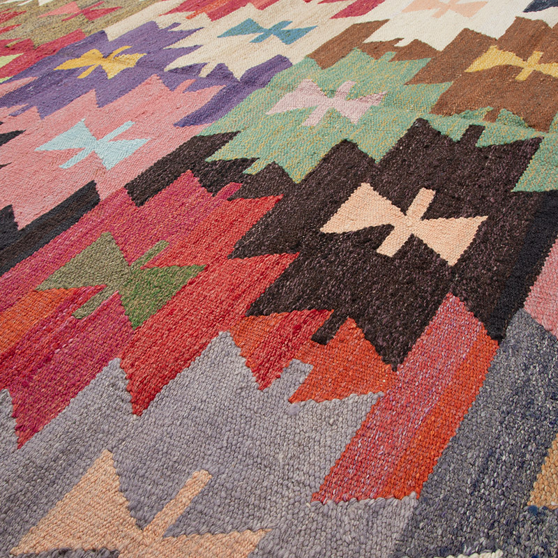 Yeni Kök Boya El Dokuma Kilim - K0094560