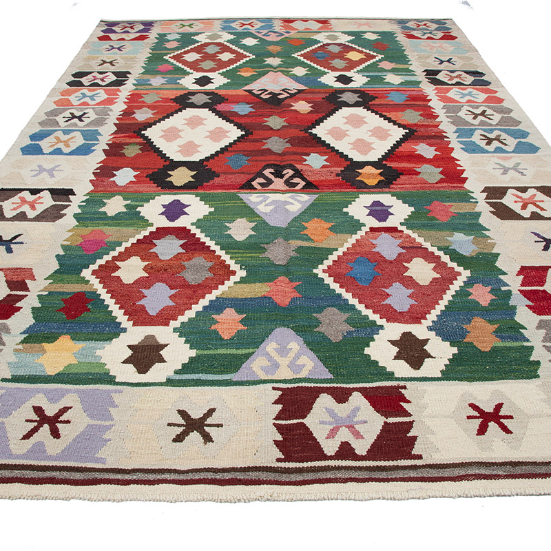 Yeni Kök Boya El Dokuma Kilim - K0094562