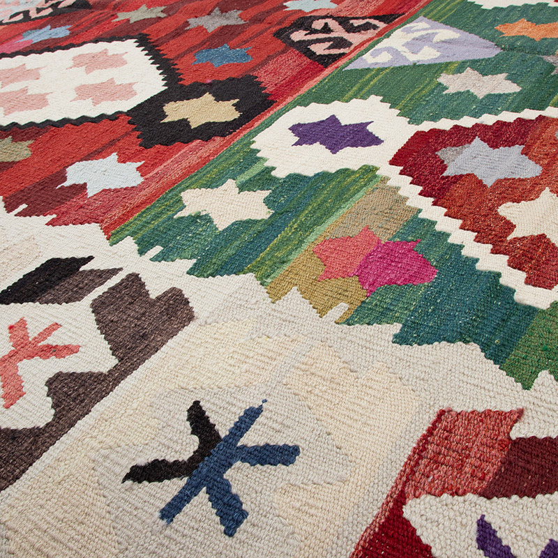 Yeni Kök Boya El Dokuma Kilim - K0094562