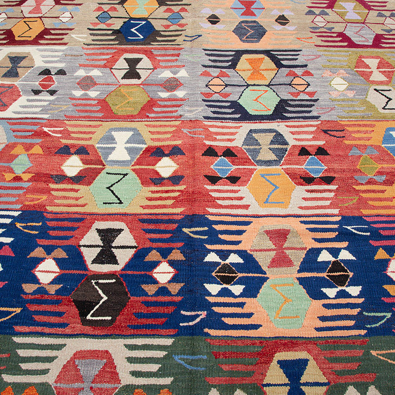 Yeni Kök Boya El Dokuma Kilim - K0094563