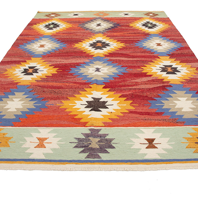 Yeni Kök Boya El Dokuma Kilim - K0094565