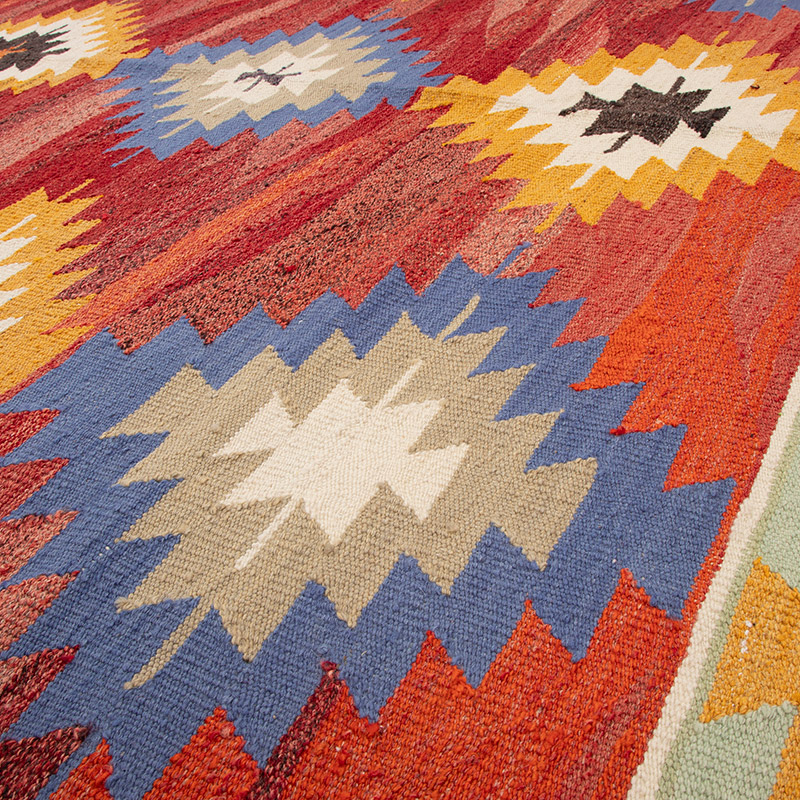 Yeni Kök Boya El Dokuma Kilim - K0094565