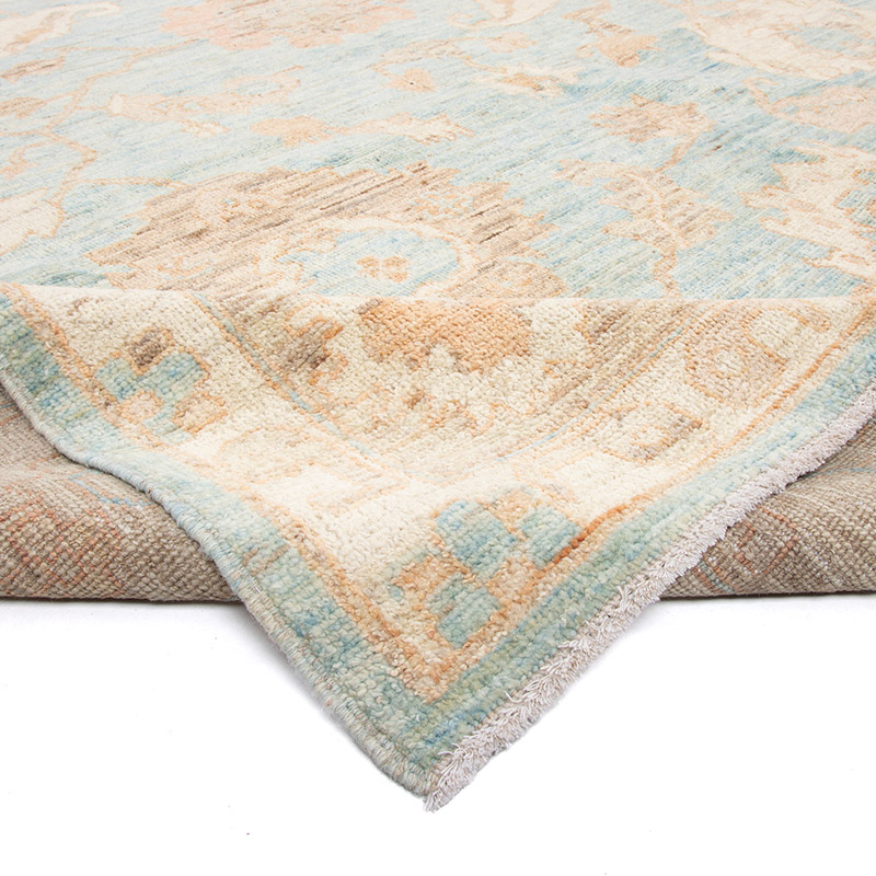 New Hand Knotted Oushak Inspired Rug - K0094567