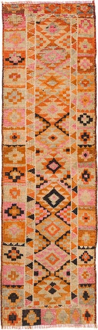 Alfombra Vintage de Pasillo - 81 cm x 270 cm