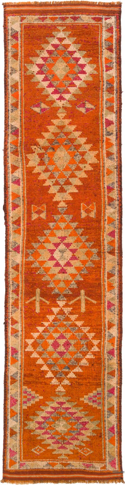 Vintage Anadolu Yolluk - 86 cm x 343 cm