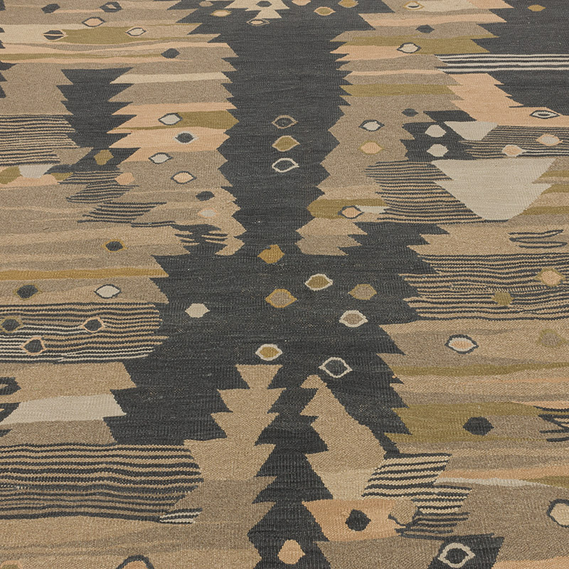 New Handwoven Turkish Kilim Rug - K0094592