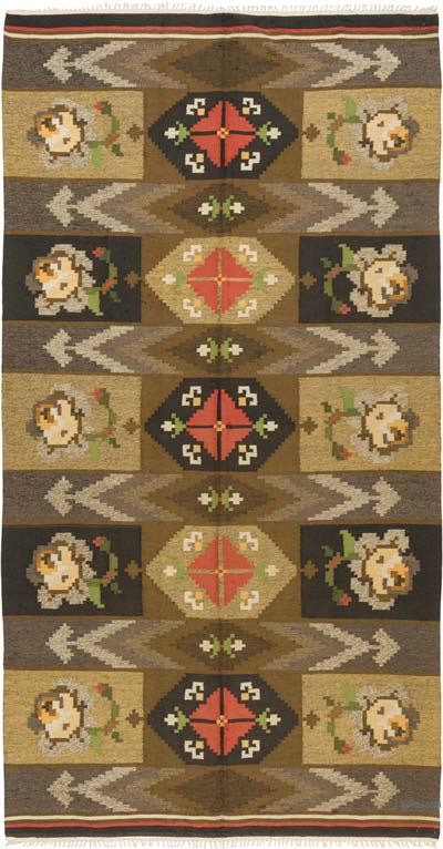 Vintage Moldovan Kilim Rug