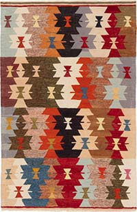 Yeni Kök Boya El Dokuma Kilim - 123 cm x 195 cm