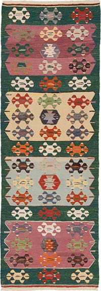 Corredor Nueva Alfombra Turca Kilim - 100 cm x 295 cm