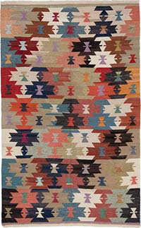 Yeni Kök Boya El Dokuma Kilim - 196 cm x 315 cm