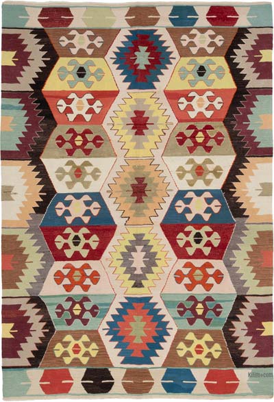 Nueva Alfombra Turca Kilim - 205 cm x 295 cm