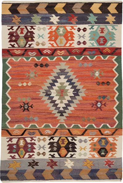 Yeni Kök Boya El Dokuma Kilim - 215 cm x 332 cm
