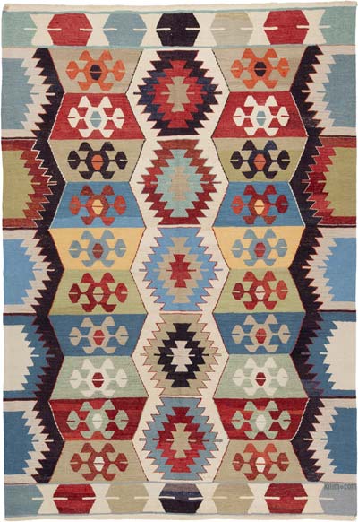 Yeni Kök Boya El Dokuma Kilim - 208 cm x 297 cm