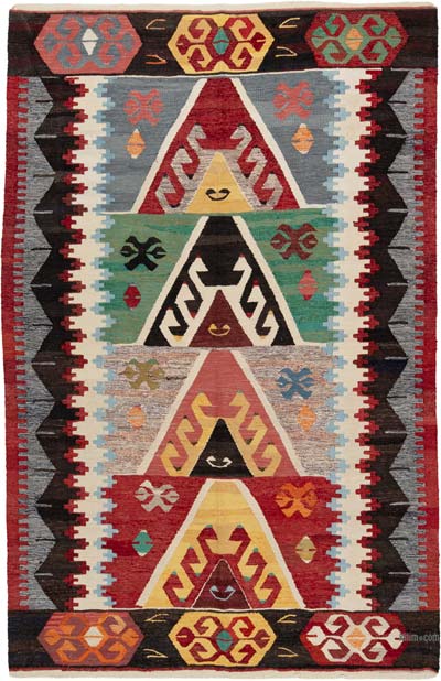 Yeni Kök Boya El Dokuma Kilim - 185 cm x 286 cm
